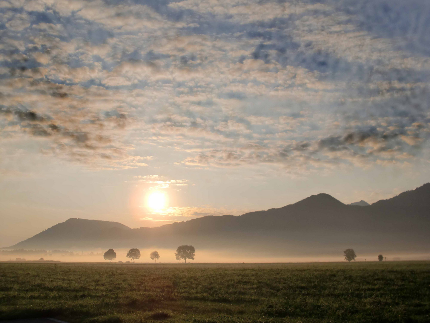 Sonnenaufgang Allgäu