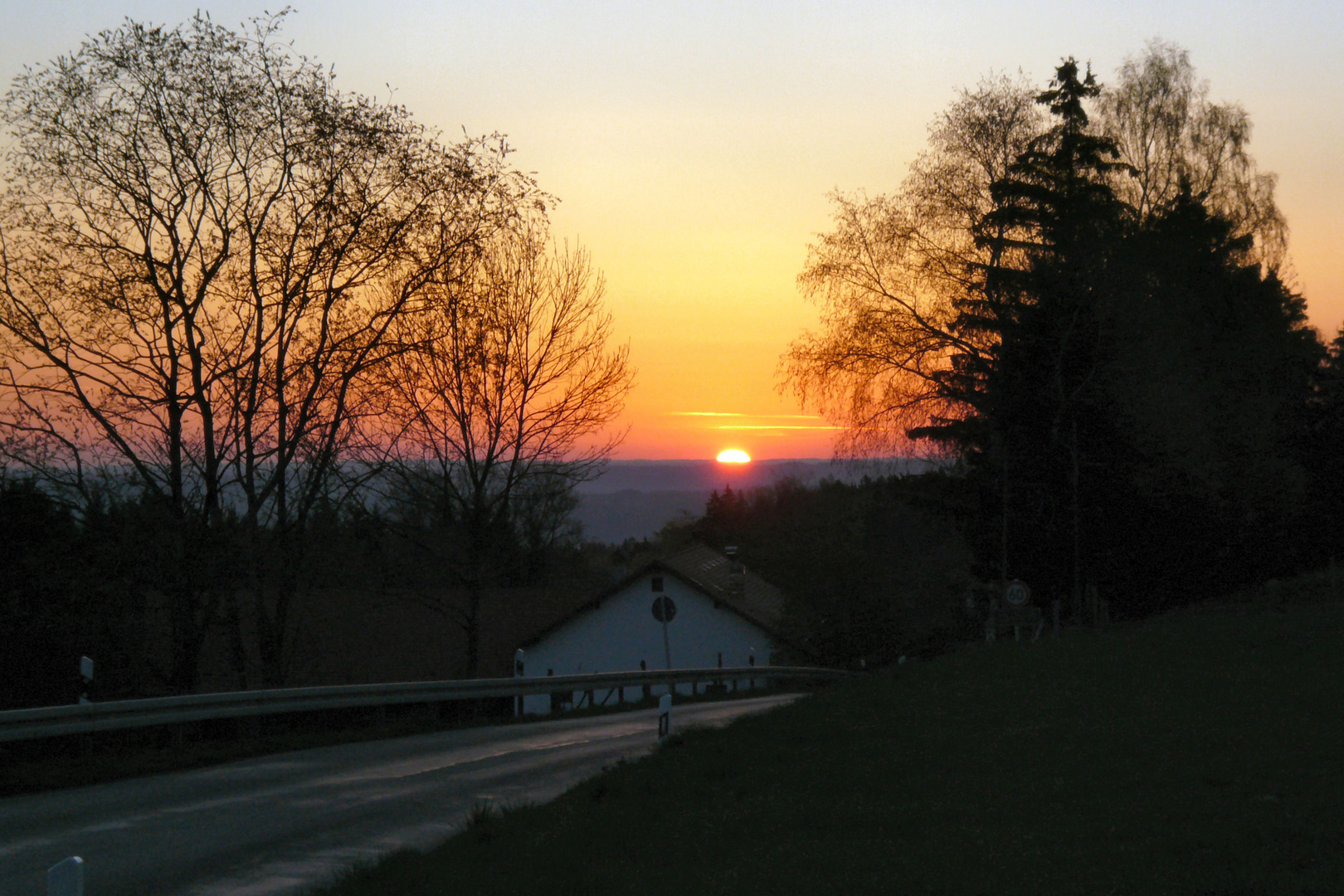 Sonnenaufgang als Geschenk zur Rückfahrt