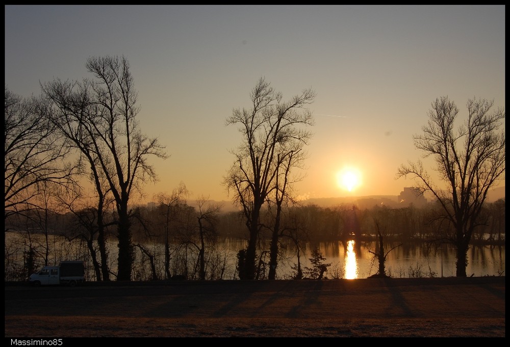 Sonnenaufgang / Altrhein Wyhlen