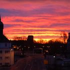 Sonnenaufgang am 1.1.2013 von meinem Balkon...