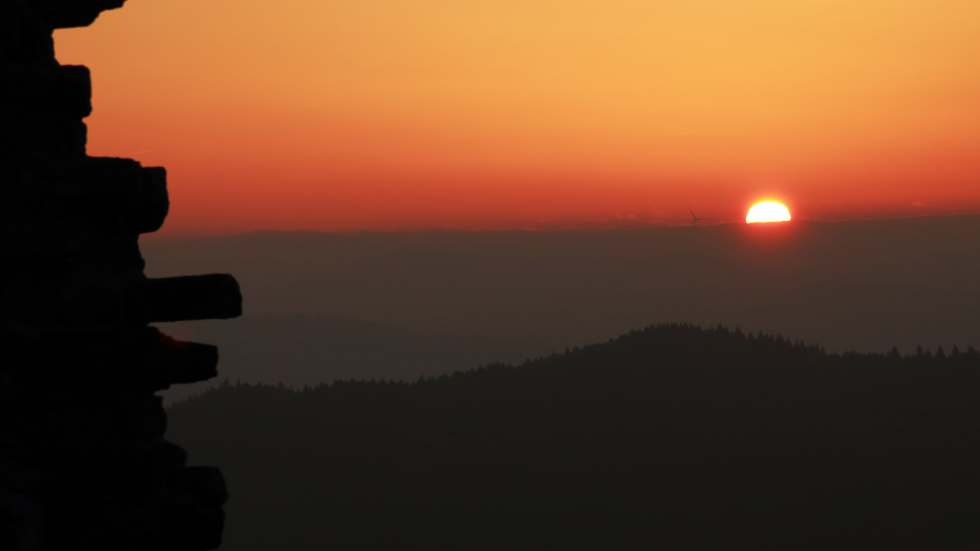 Sonnenaufgang am 14.01.2018