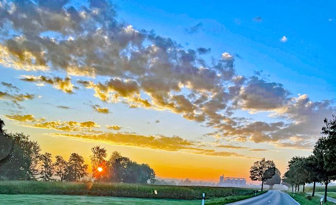 Sonnenaufgang am 16.9.2023