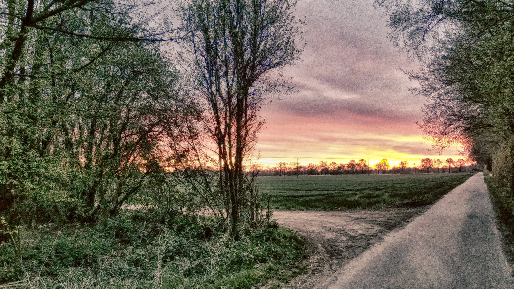 Sonnenaufgang am 17.04.2015