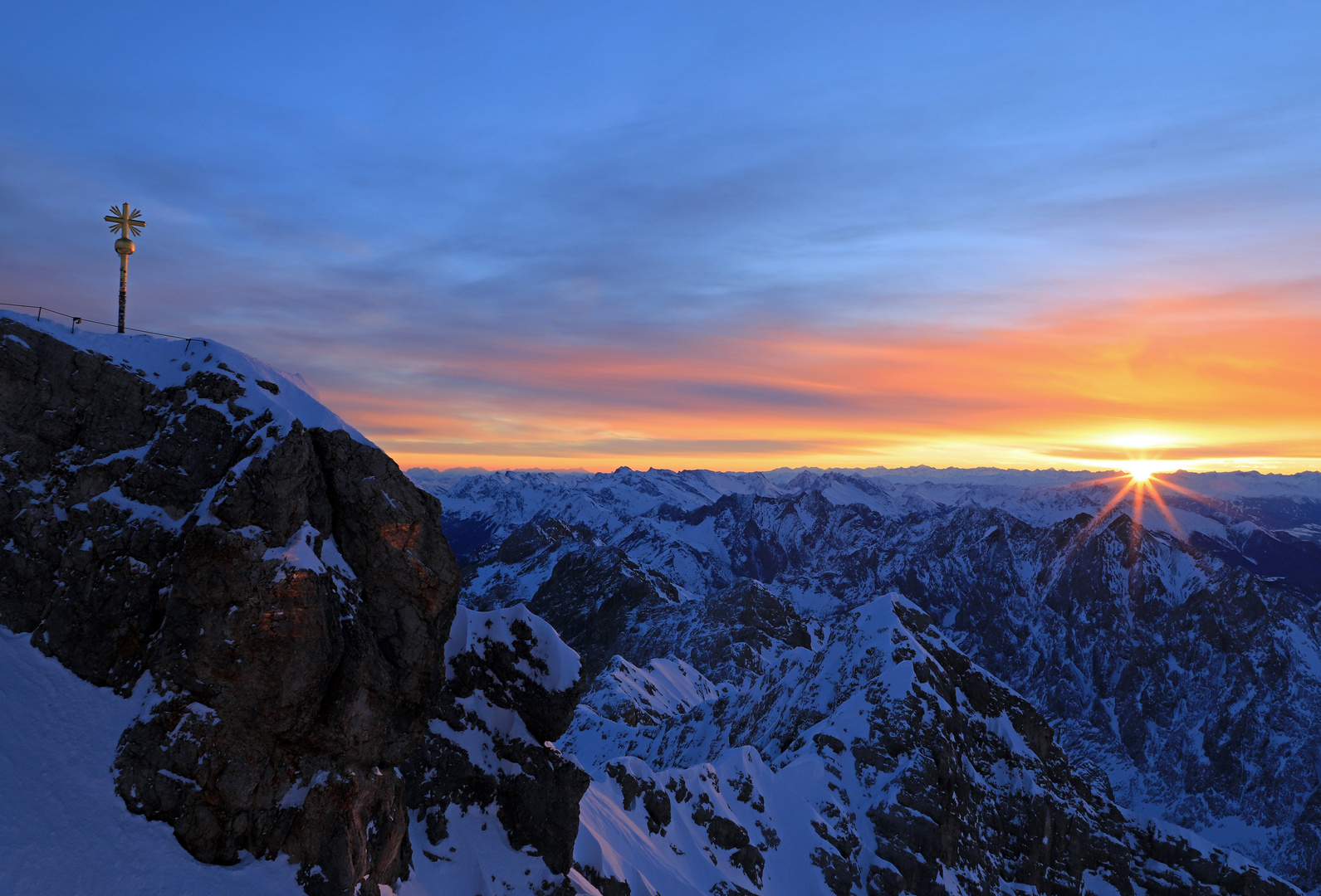 Sonnenaufgang am 20.01.2019