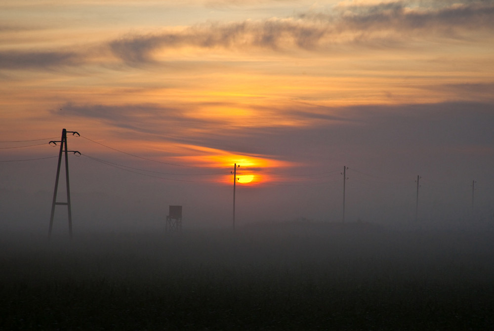 Sonnenaufgang am 22.08.09