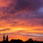 Sonnenaufgang am 23.11.17 bei Lippstadt