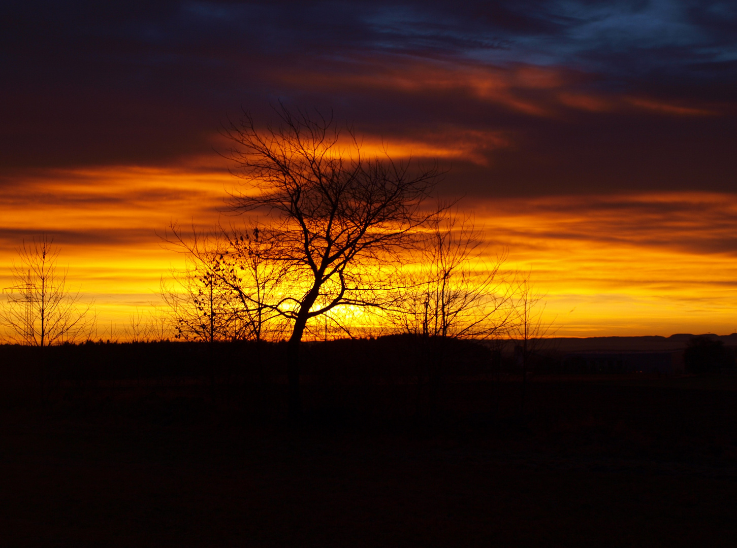 Sonnenaufgang am 24.12.2013