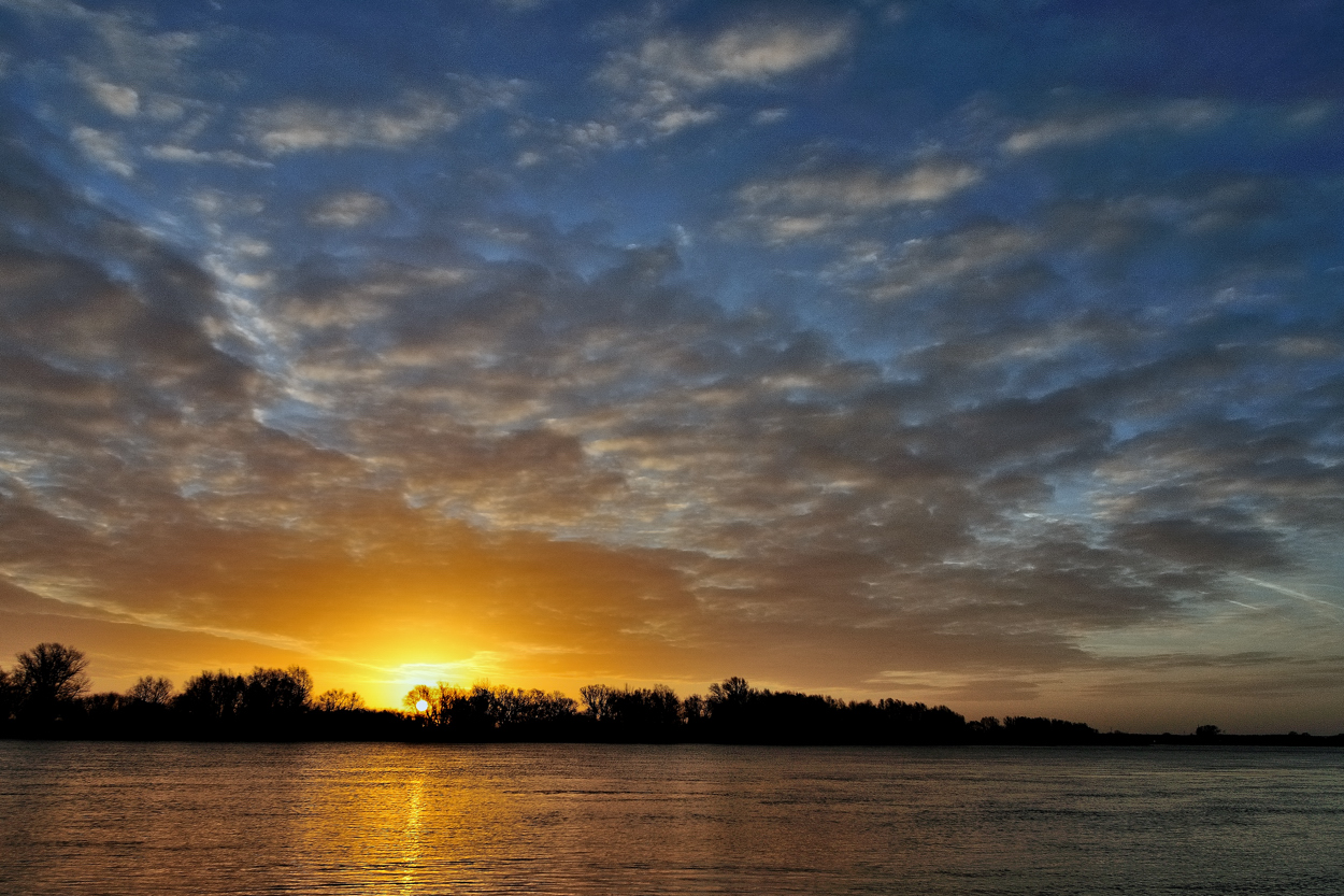 Sonnenaufgang am 26. November