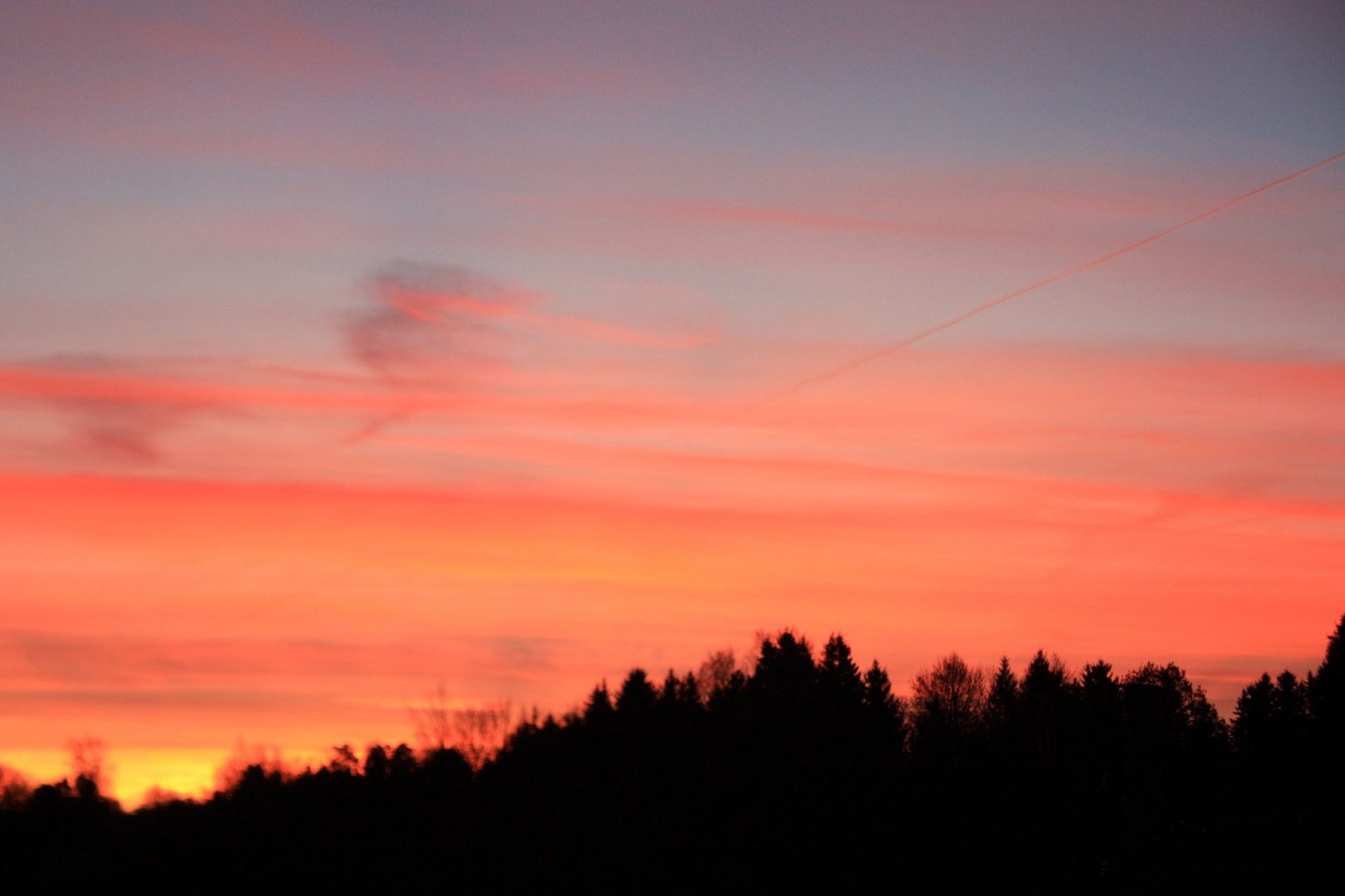 Sonnenaufgang am 27.12.2017