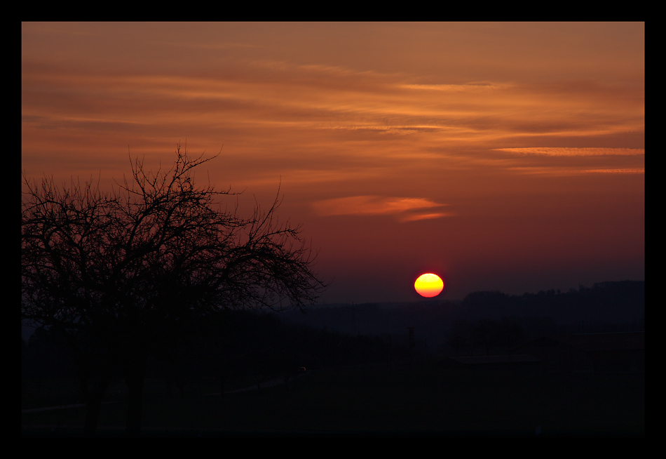 Sonnenaufgang am 28.03.07 um 7.10 Uhr