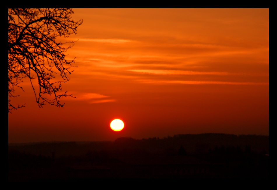 Sonnenaufgang am 28.03.07 um 7.14 Uhr