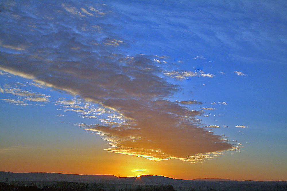 Sonnenaufgang am 28.11. 07