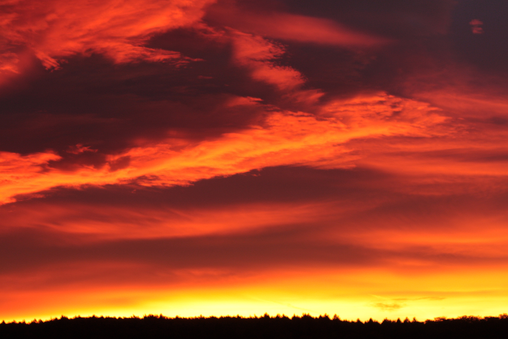 Sonnenaufgang am 30.10.2010