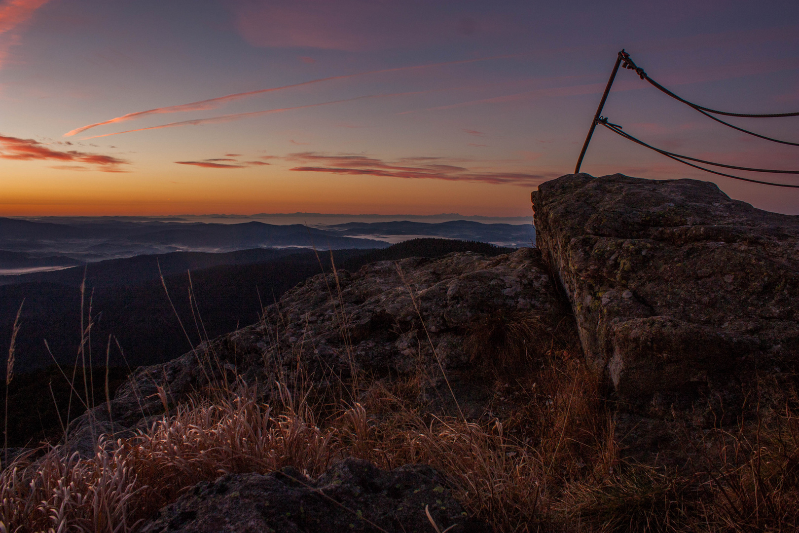 Sonnenaufgang am 3.11.14