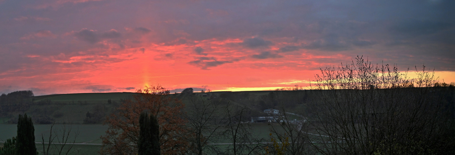 Sonnenaufgang am 8.12.22