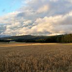 "Sonnenaufgang "am Abend nach Dauerregen