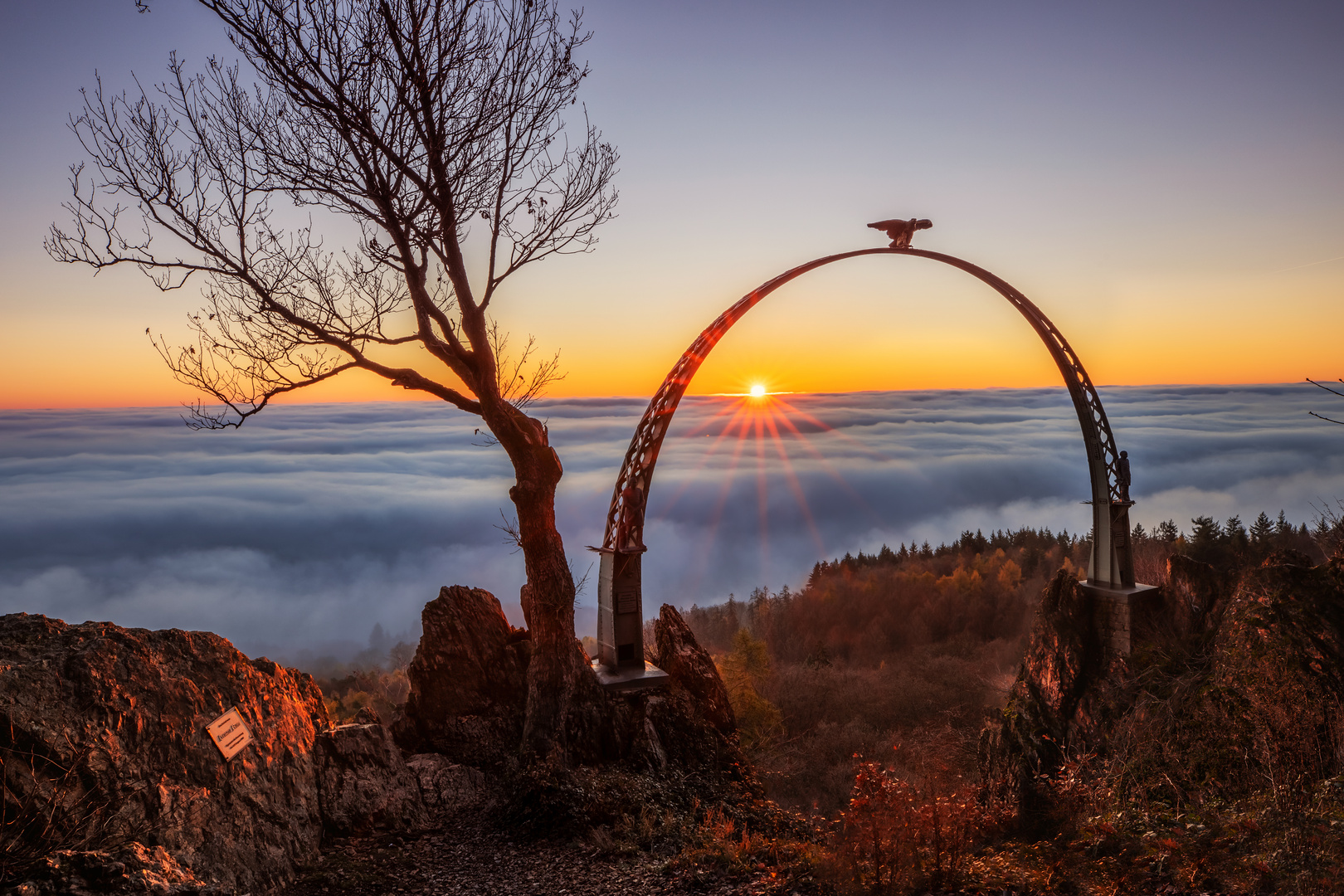 Sonnenaufgang am Adlerbogen...