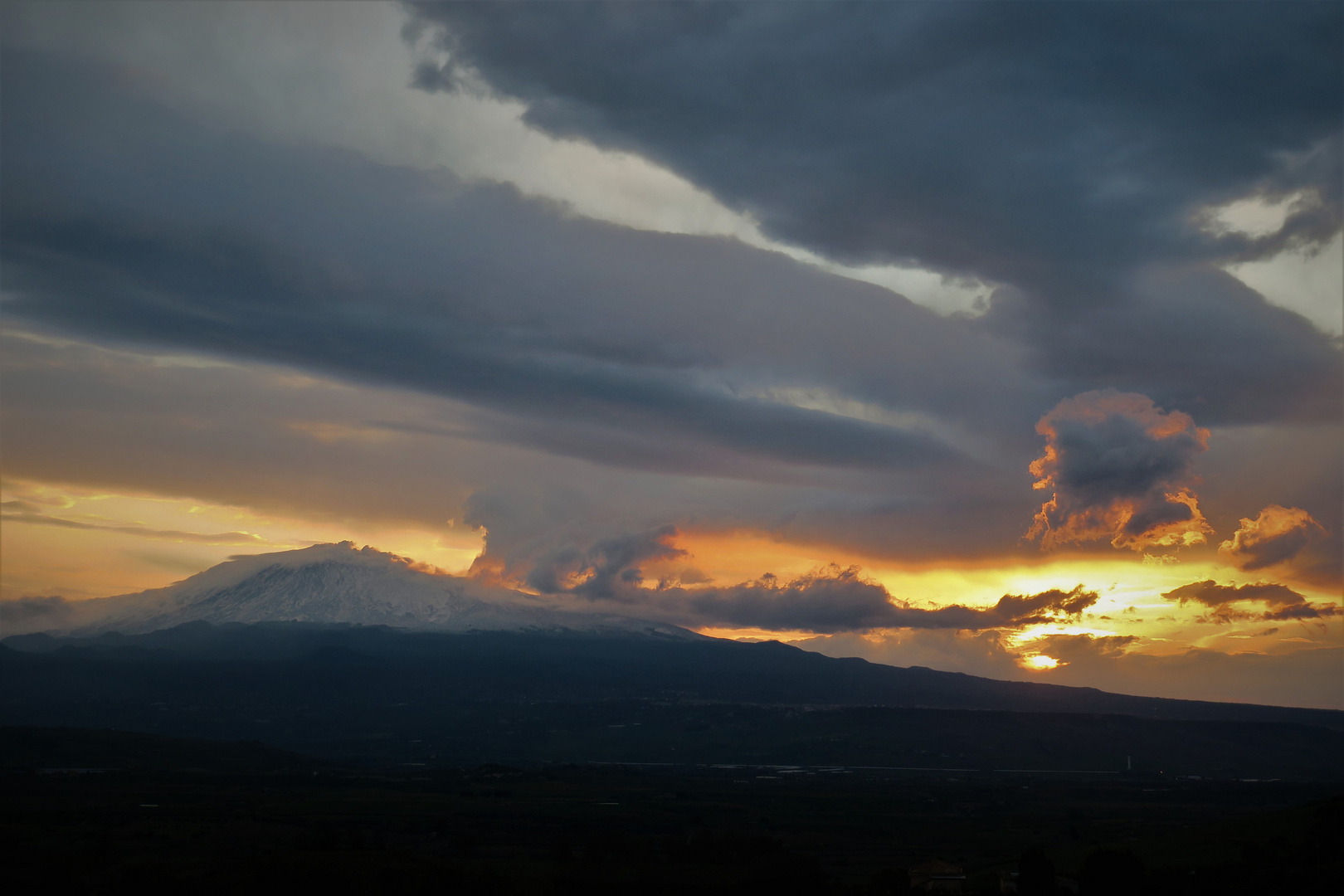 Sonnenaufgang am Ätna …