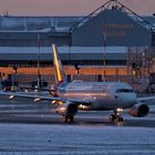 Sonnenaufgang am Airport