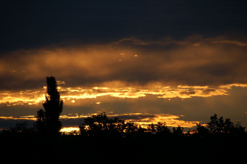 Sonnenaufgang am Airport Nürnberg