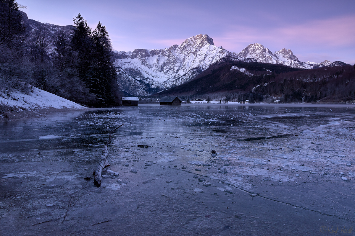 Sonnenaufgang am Almsee...