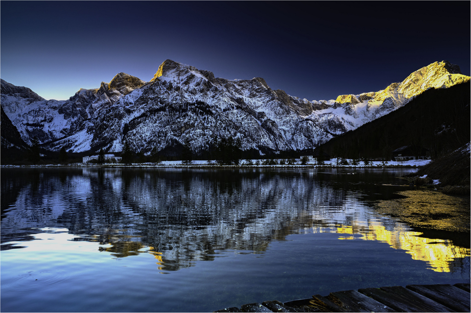 Sonnenaufgang am Almsee 