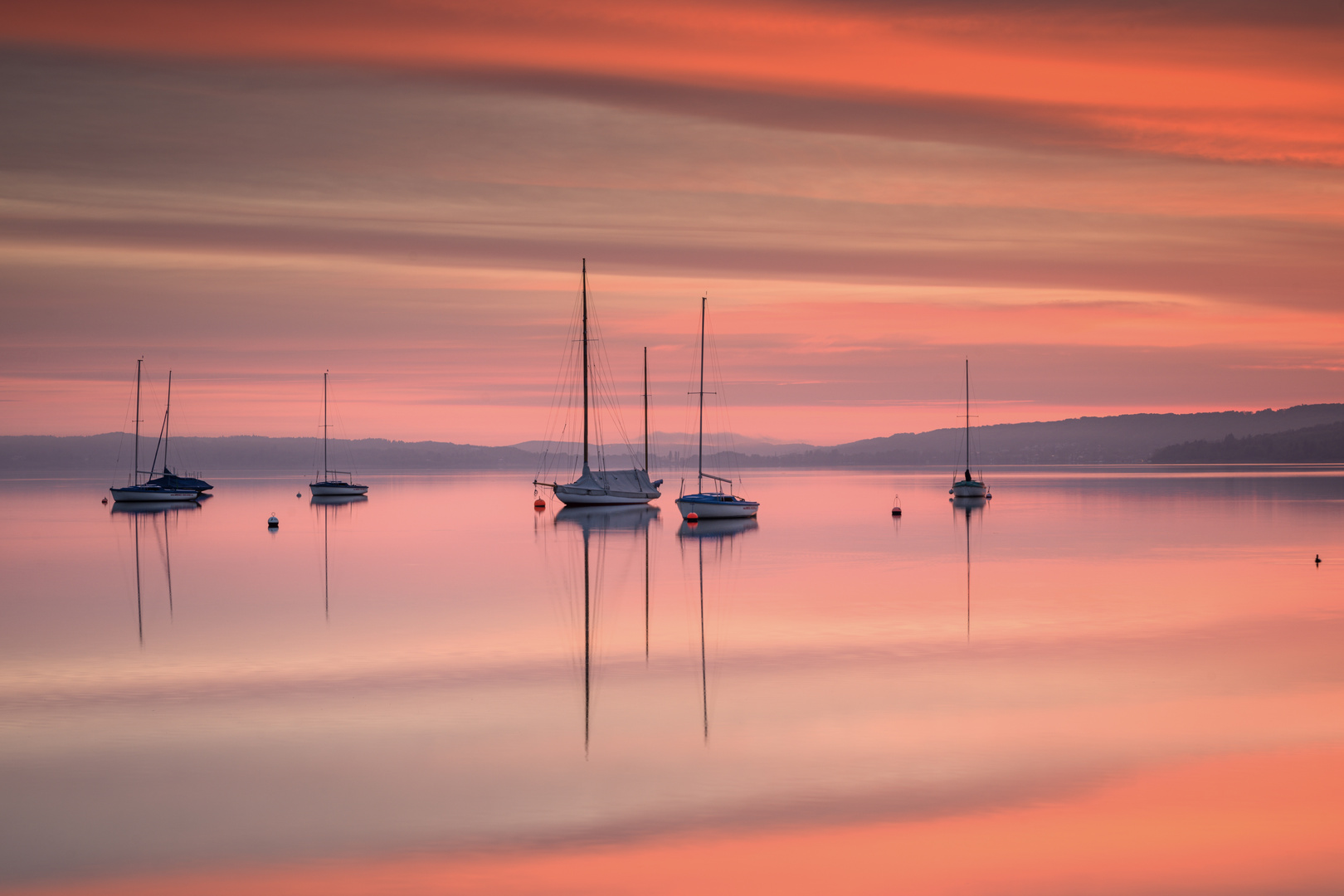 Sonnenaufgang am Ammersee 