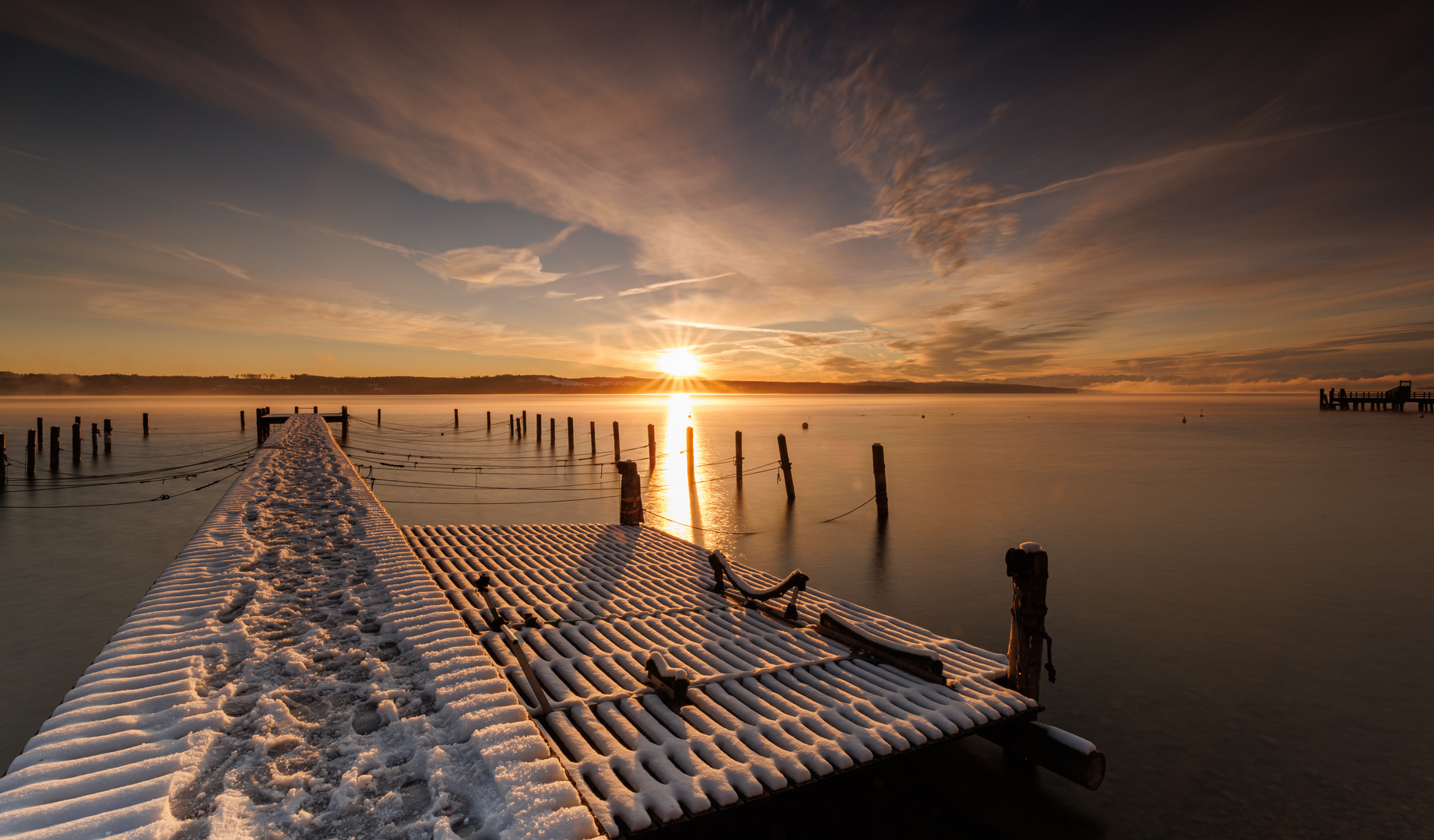 Sonnenaufgang am Ammersee