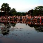 Sonnenaufgang am Angkor Wat ...