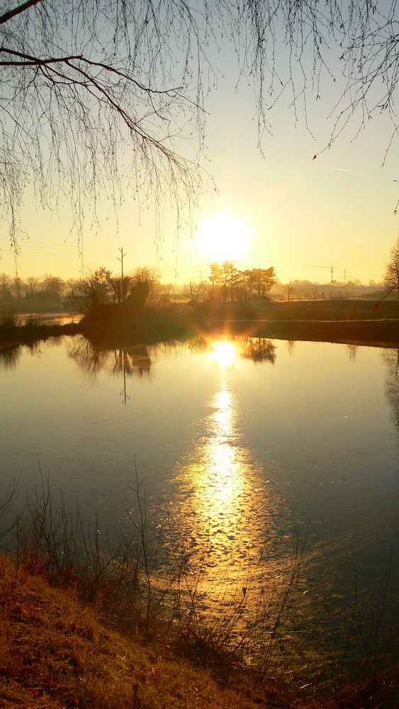 Sonnenaufgang am Anglersee