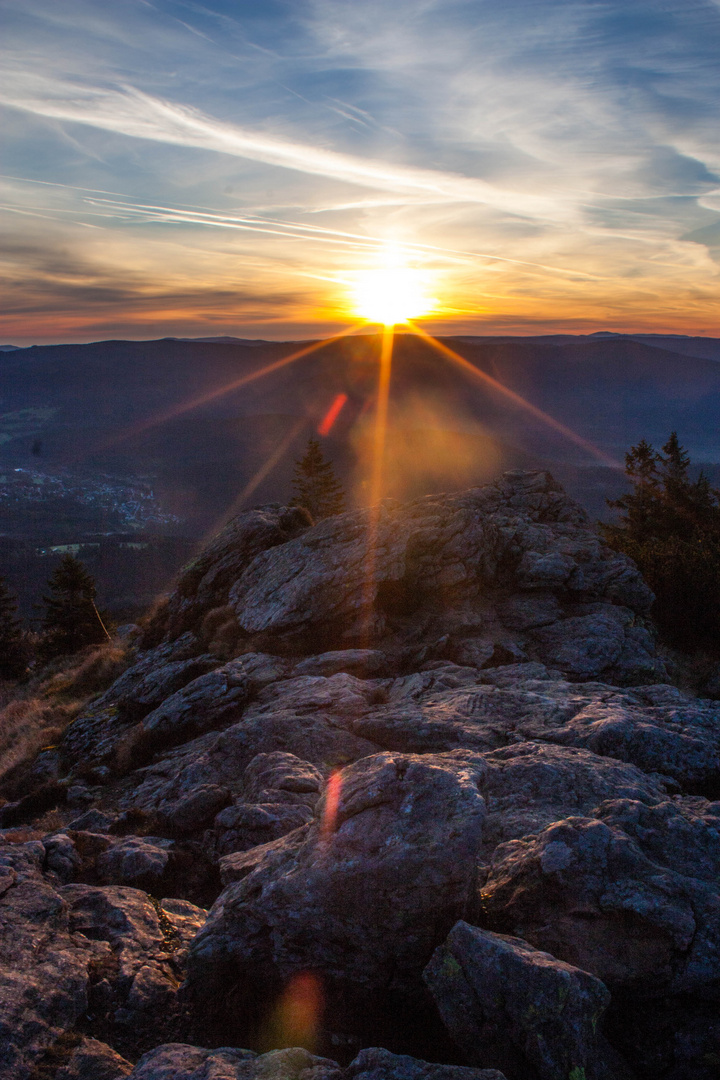 Sonnenaufgang am Arber