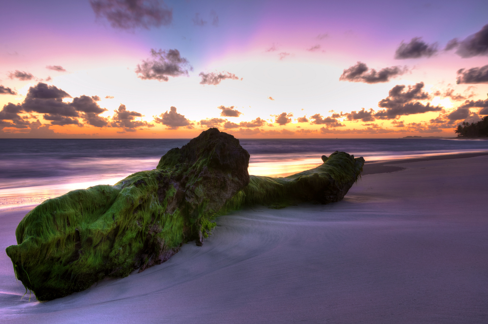 Sonnenaufgang am atlantischen Ozean