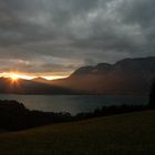 Sonnenaufgang am Attersee