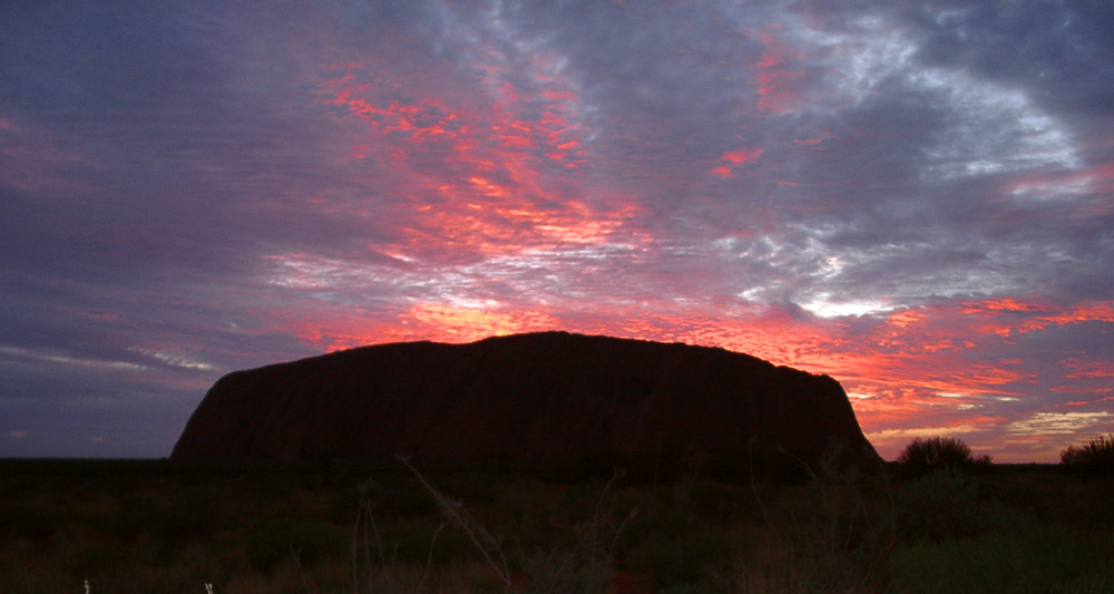 Sonnenaufgang am Ayers Rock