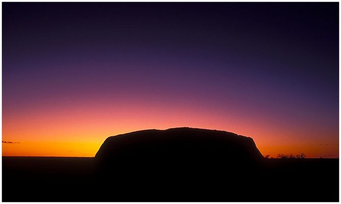 Sonnenaufgang am Ayers Rock