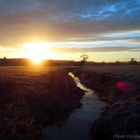 Sonnenaufgang am Bach