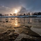 Sonnenaufgang am Badesee