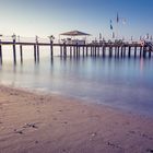 Sonnenaufgang am Badesteg / Sunrise at the bathing platform