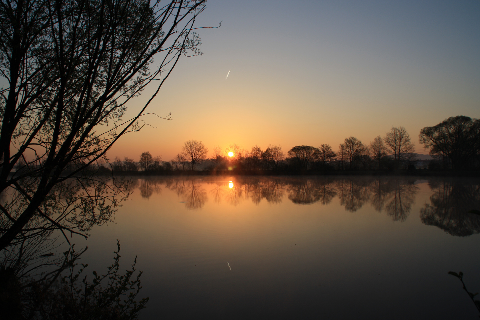 Sonnenaufgang am Bagersee