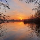 Sonnenaufgang am Baggersee