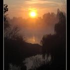 Sonnenaufgang am Baggersee