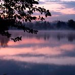 Sonnenaufgang am Baggersee