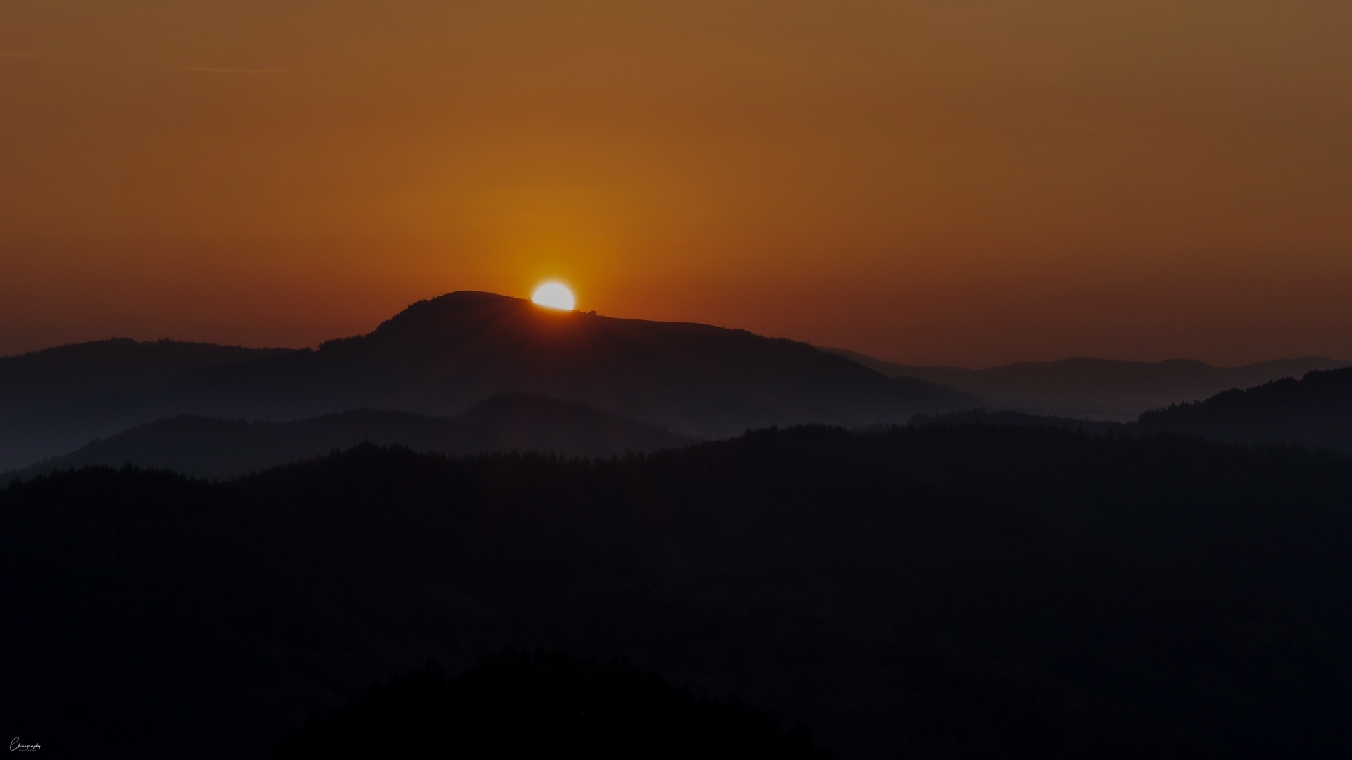 Sonnenaufgang am Belchen