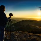 Sonnenaufgang am Berg