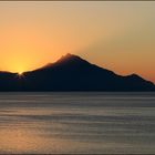 Sonnenaufgang am Berg Athos