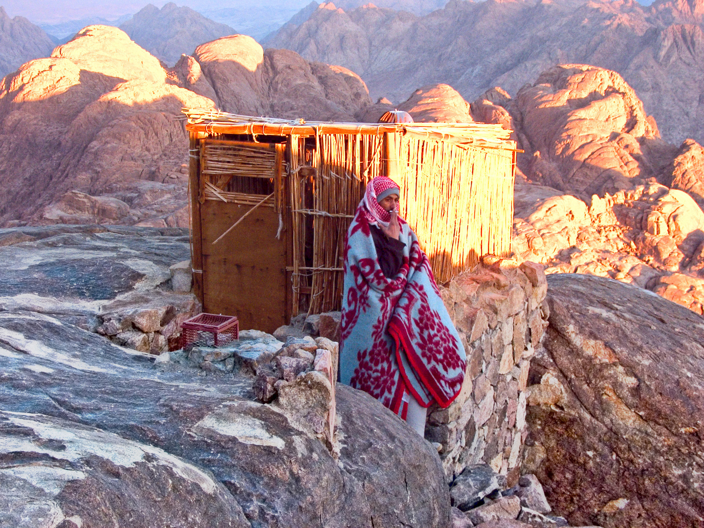 Sonnenaufgang am Berg Sinai