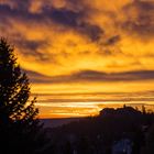 Sonnenaufgang am Blankenburger Schloss