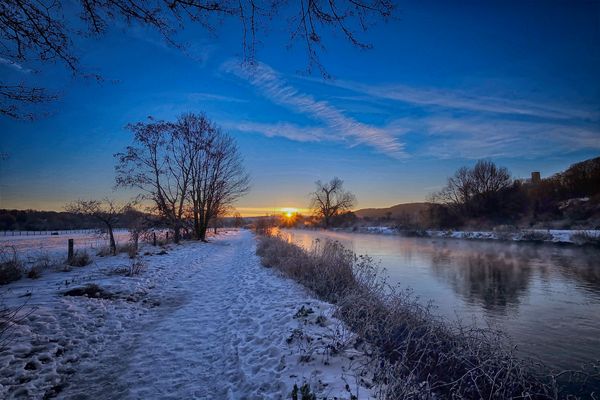 Sonnenaufgang am blauen Montag