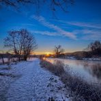 Sonnenaufgang am blauen Montag