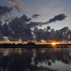 Sonnenaufgang am Bodden